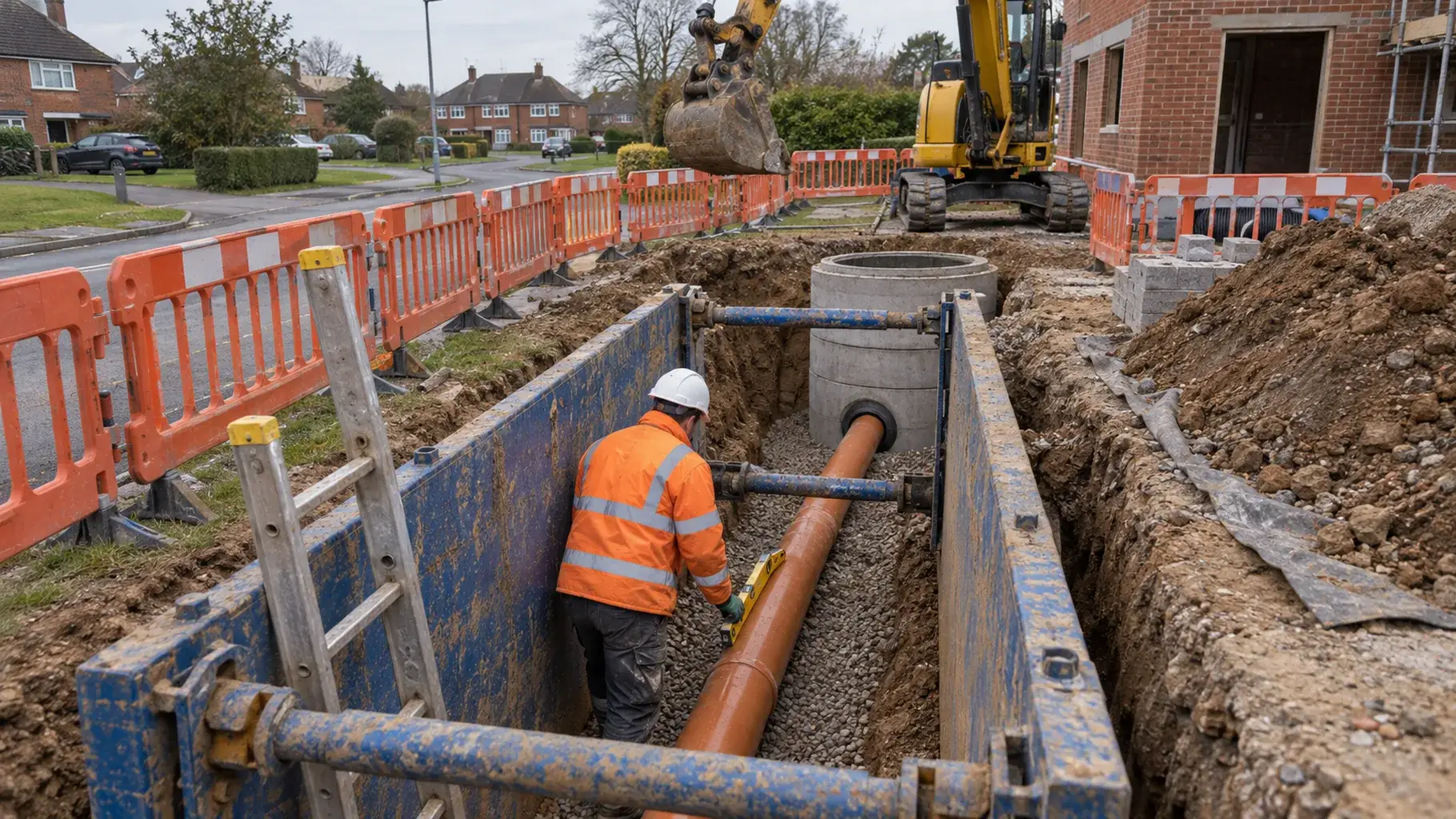 Connecting to the Public Sewer in Hampshire: Section 106 Applications, Costs and Who Does What